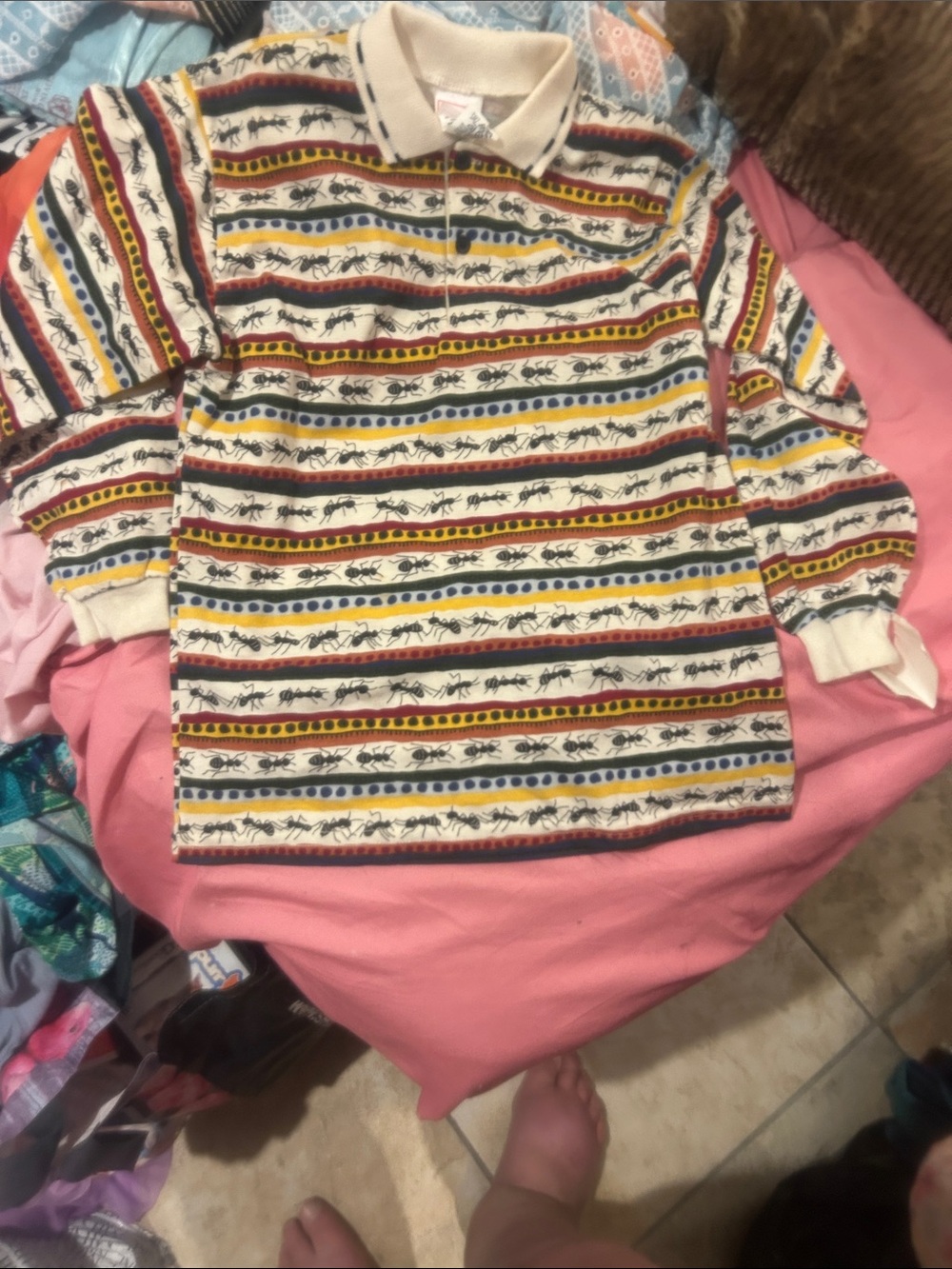 Sz 7 vintage buster brown ant shirt